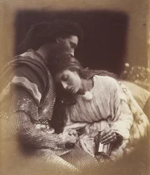 La séparation de Sir Lancelot et de la reine Guenièvre